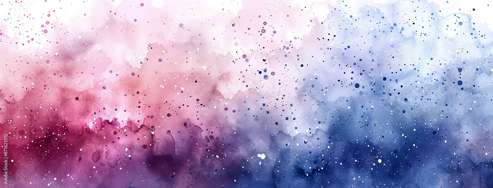 Obraz premium wide multicoloured watercolour textured background 