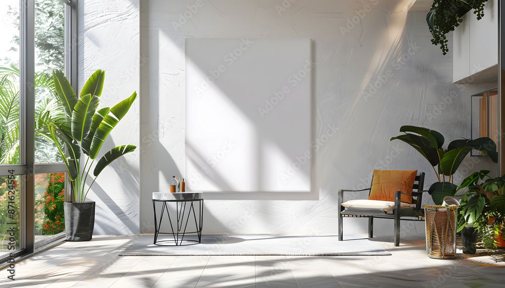 Fototapeta premium Canvas mockup