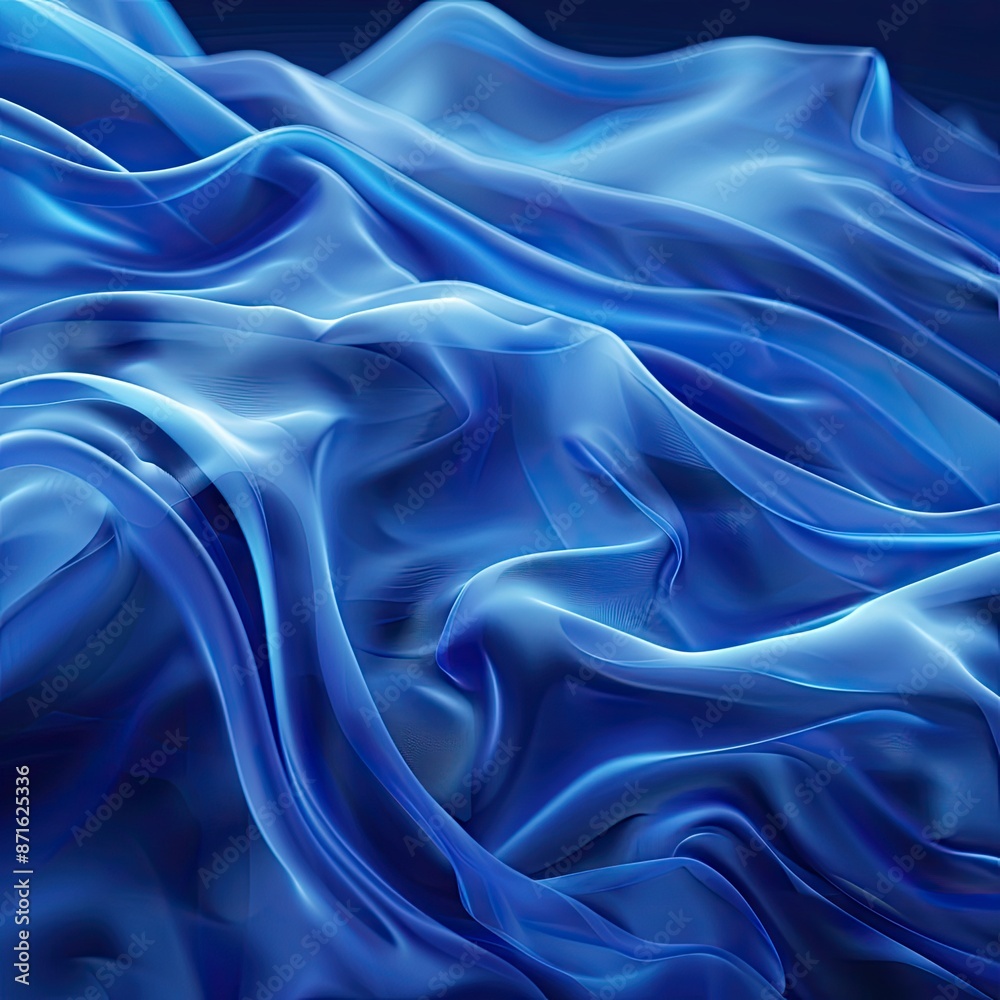 Obraz premium 3d abstract wave shape, fluid motion backgrounds