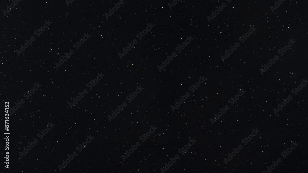 View of Spinning Through a Dense Star Field View of Spinning Through a Dense Star Field