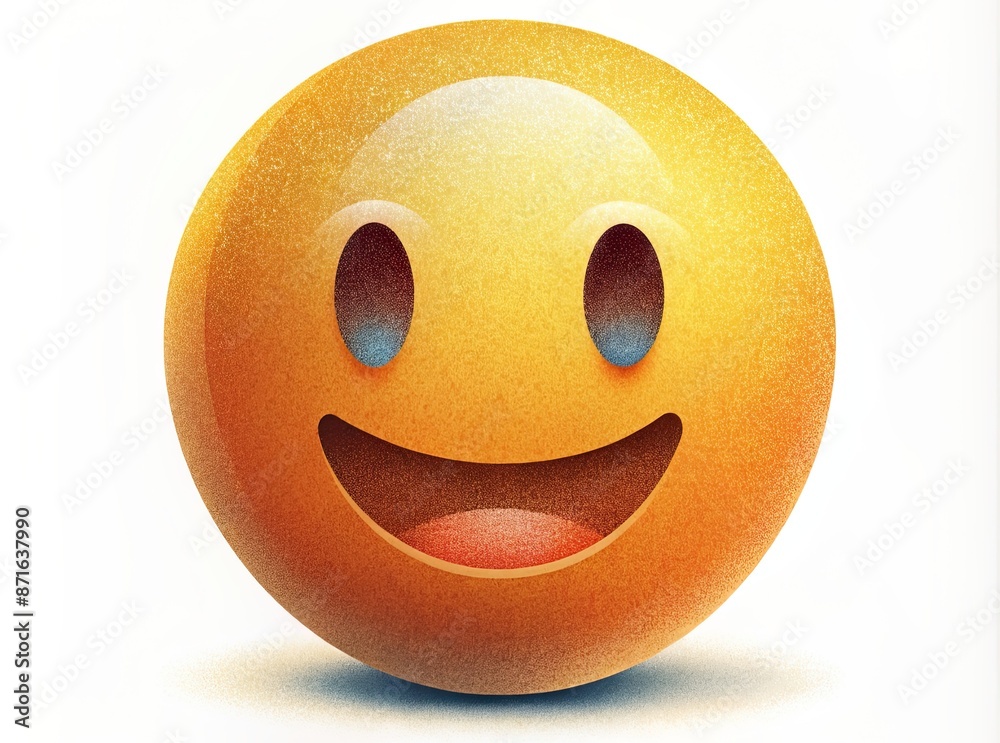 Fototapeta premium giant smiley emoji made up of smaller emojis