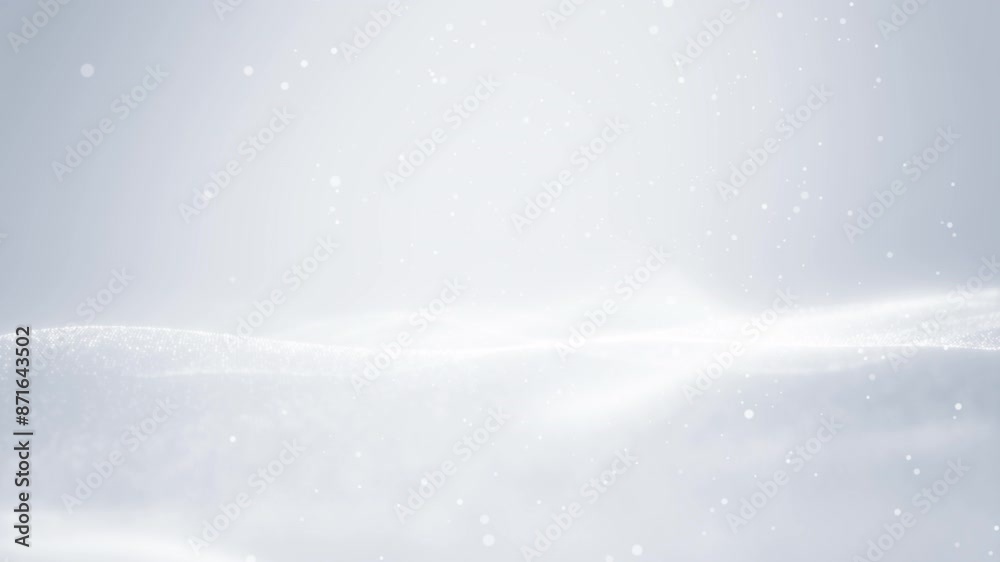 Clean white-grey wave design, enhancing your tech-themed presentations beautifully. Smooth gradient wave pattern with elegant particle effects.
