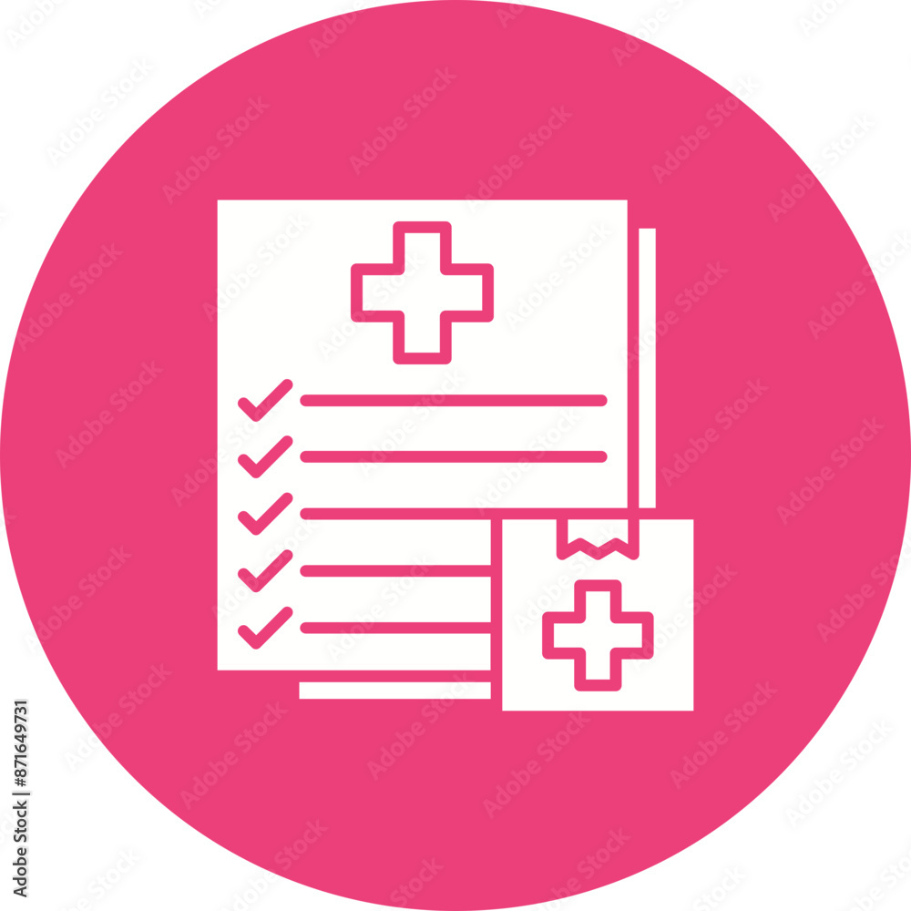 Obraz premium Delivery record Icon