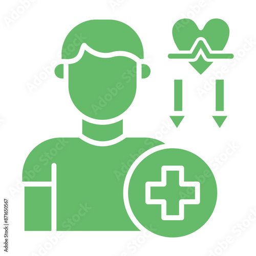 Sick patient Icon