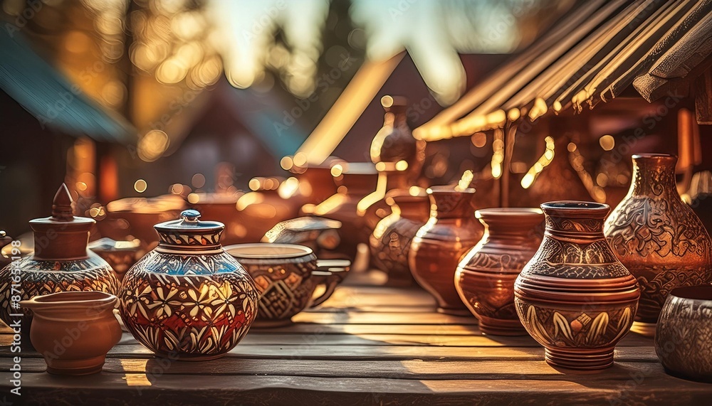 Handcrafted pottery Handcrafted pottery