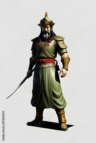 Guan Yu: A revered historical and mythological figure known as the God of War in Chinese culture, celebrated for his loyalty and martial prowess.