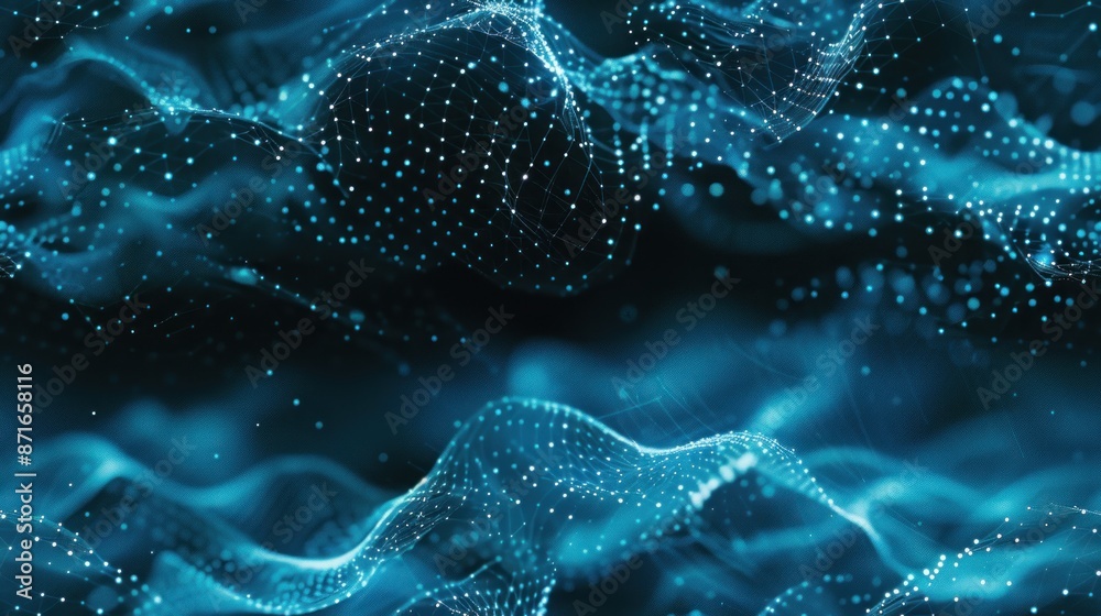 Abstract Digital Network Background Abstract Digital Network Background