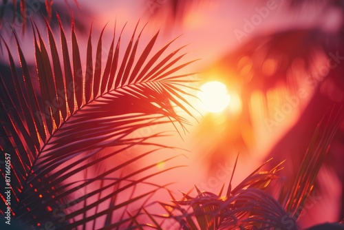 colorful tropical leaves professional photography photo