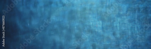 The texture of a long and wide natural blue fabric or cloth in a light blue color. A blue canvas background is the background. Green background is the background.