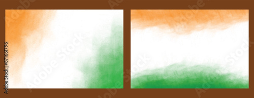 india watercolor celebration greeting social media banner design with print or hand-drawn and splash poster or banner design vector file