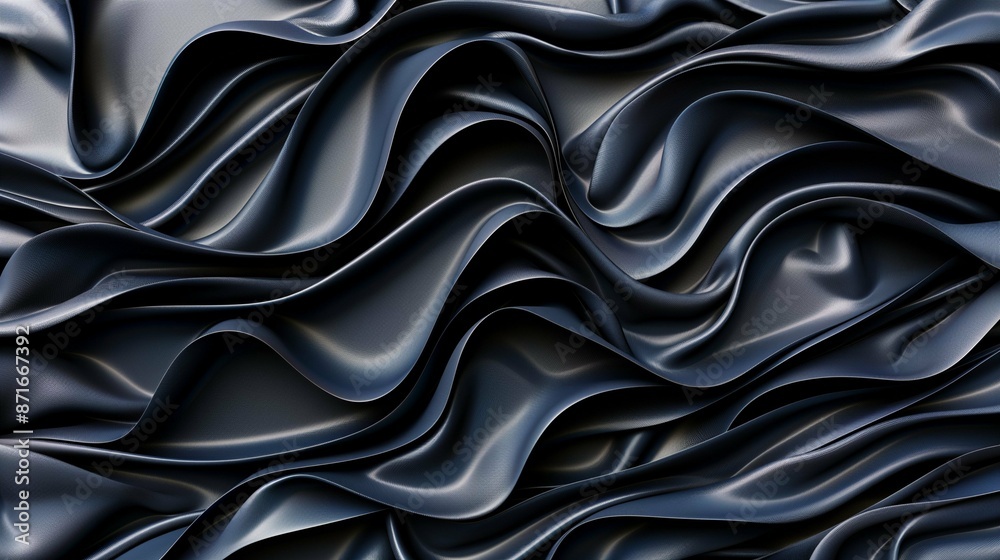 texture of black silk background texture of black silk background