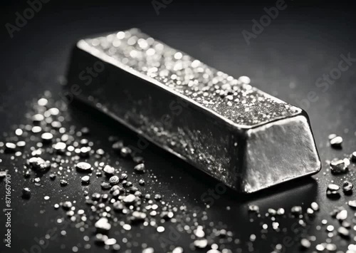 Luxury Silver - Premium Metallic Texture