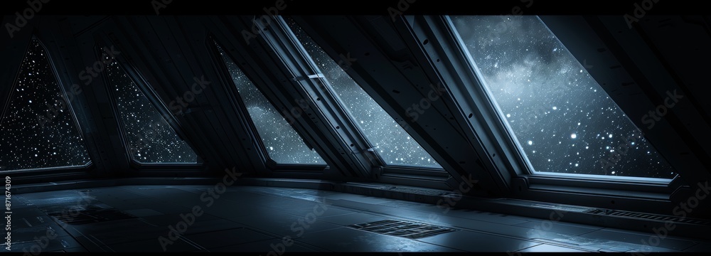 Fototapeta premium 3D space environment ready for compiling your characters