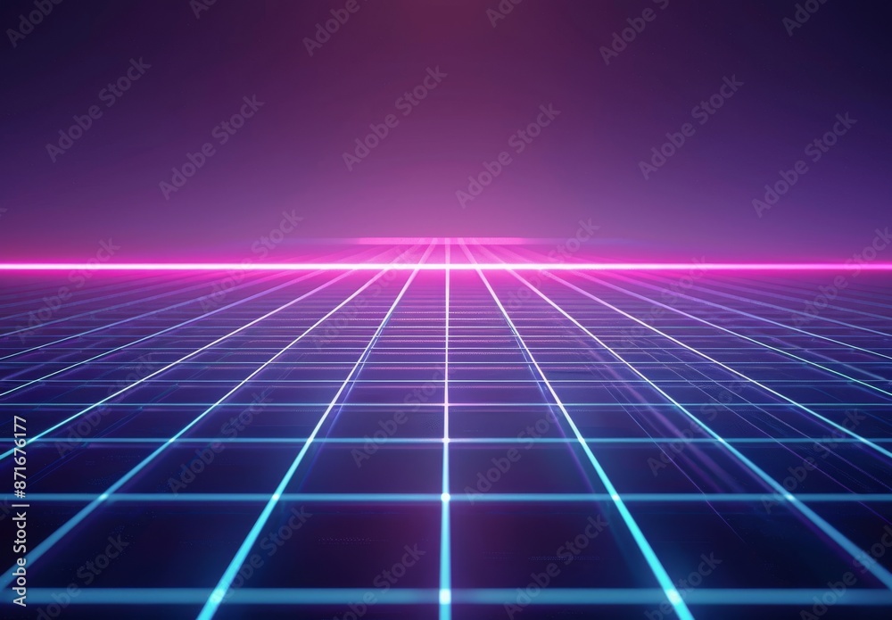 3D wallpaper with an 80s retro futuristic sci-fi background. Banner, poster, banner. 3D wallpaper with an 80s retro futuristic sci-fi background. Banner, poster, banner.