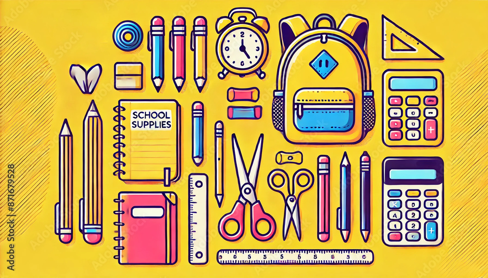 set of stationery back to school set of stationery back to school