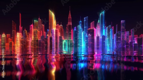 It is a virtual city of the future and a symbol of technology's growth