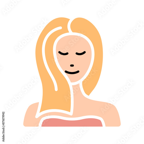 Facial treatment line icon. Skincare, beauty, spa, relaxation, rejuvenation, cleansing, facial mask, therapy, wellness, health, anti-aging, pampering, glow, hydration, facial care, self-care, salon