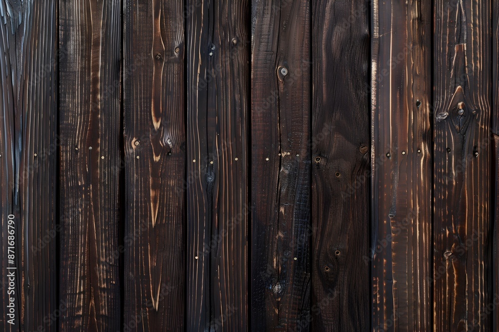Dark brown wooden wall background, wood texture for photo studio backdrop or poster background Dark brown wooden wall background, wood texture for photo studio backdrop or poster background