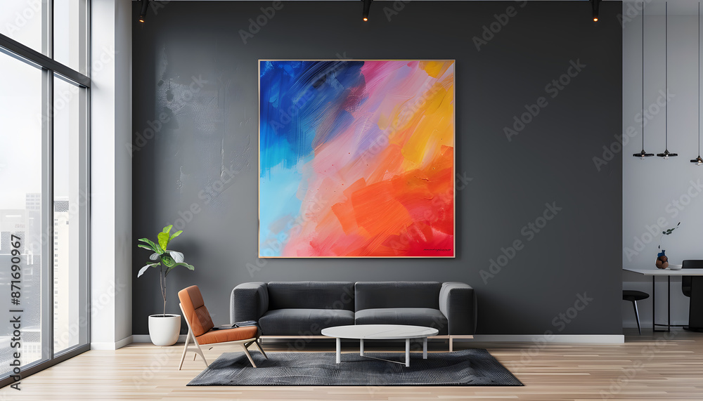 Fototapeta premium Canvas mockup