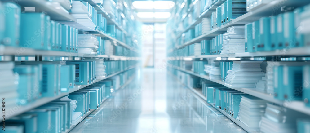 Document management technology for physical storage with hybrid data management. Document management technology for physical storage with hybrid data management.