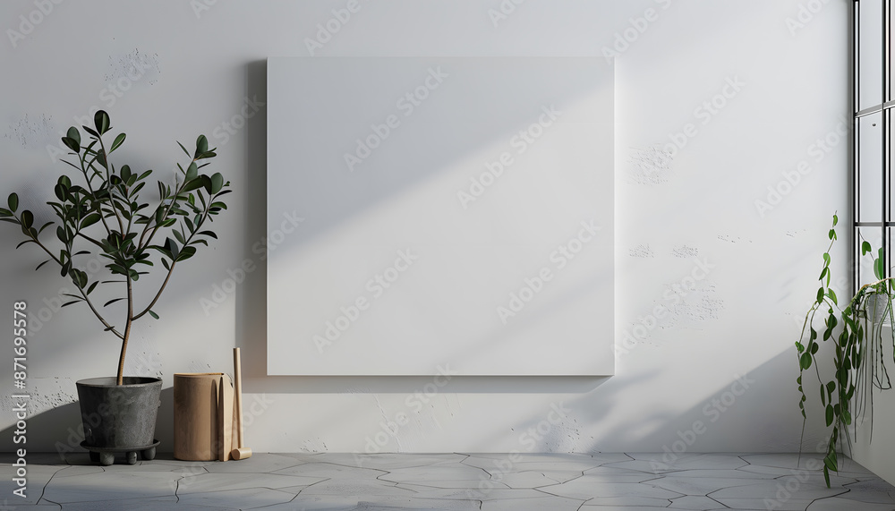 Obraz premium Canvas mockup