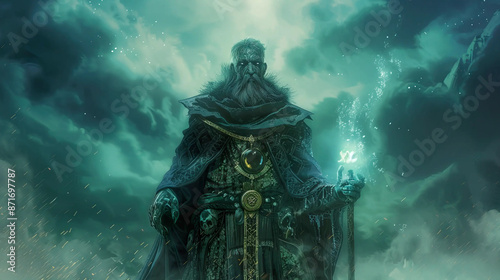 warrior, priest, devout, cleric, dedicate, powerful  Fantasy wallpaper, rpg  landscape