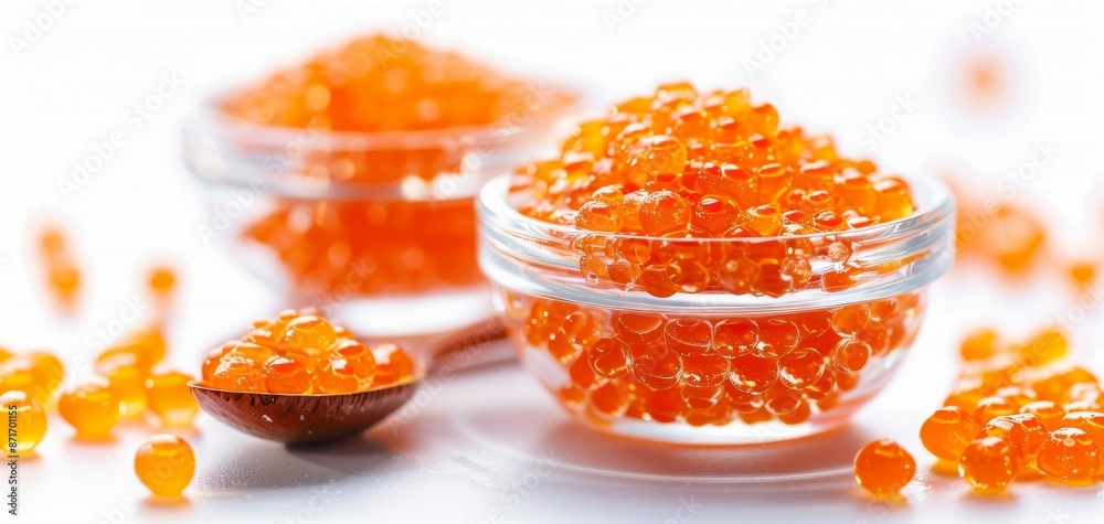 Golden caviar, luxurious and smooth Golden caviar, luxurious and smooth