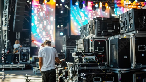 Behind the Scenes of a Concert photo