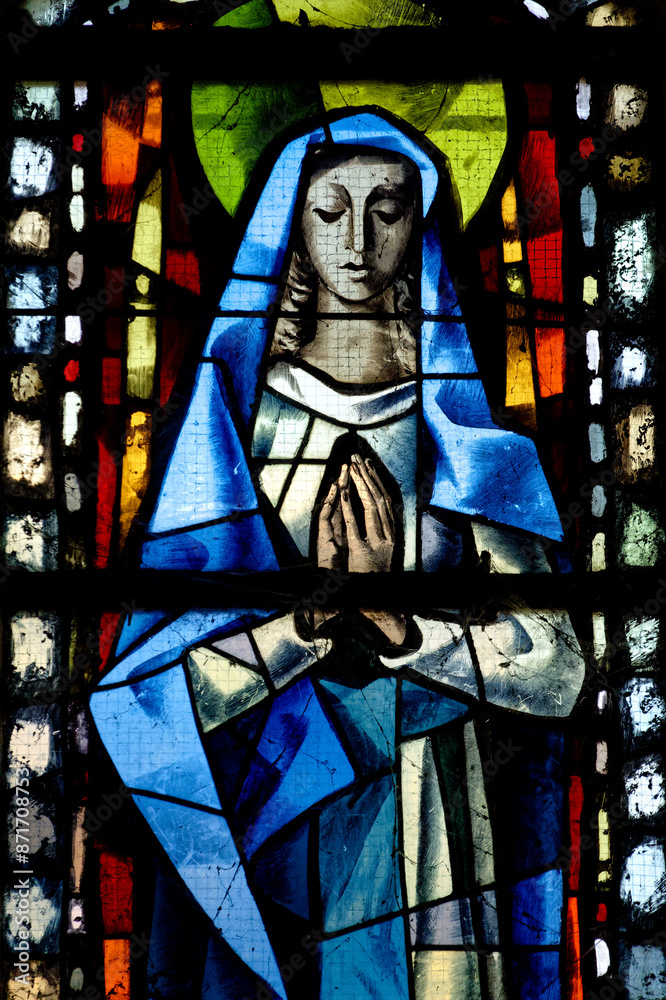 Obraz premium Our Lady of Lourdes. Notre Dame de Lourdes