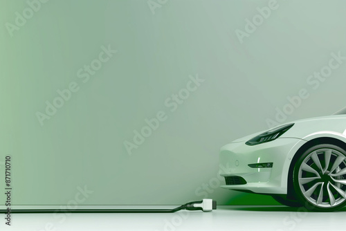 A modern electric vehicle c...