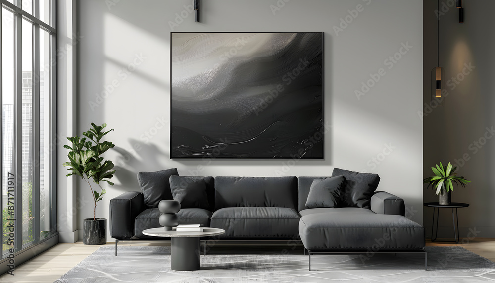 Fototapeta premium Canvas mockup
