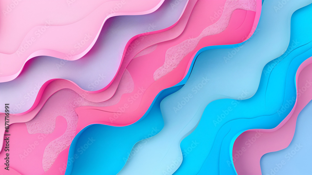 abstract background with pink and blue geometric shapes in a paper texture style.
abstract background with pink and blue geometric shapes in a paper texture style.