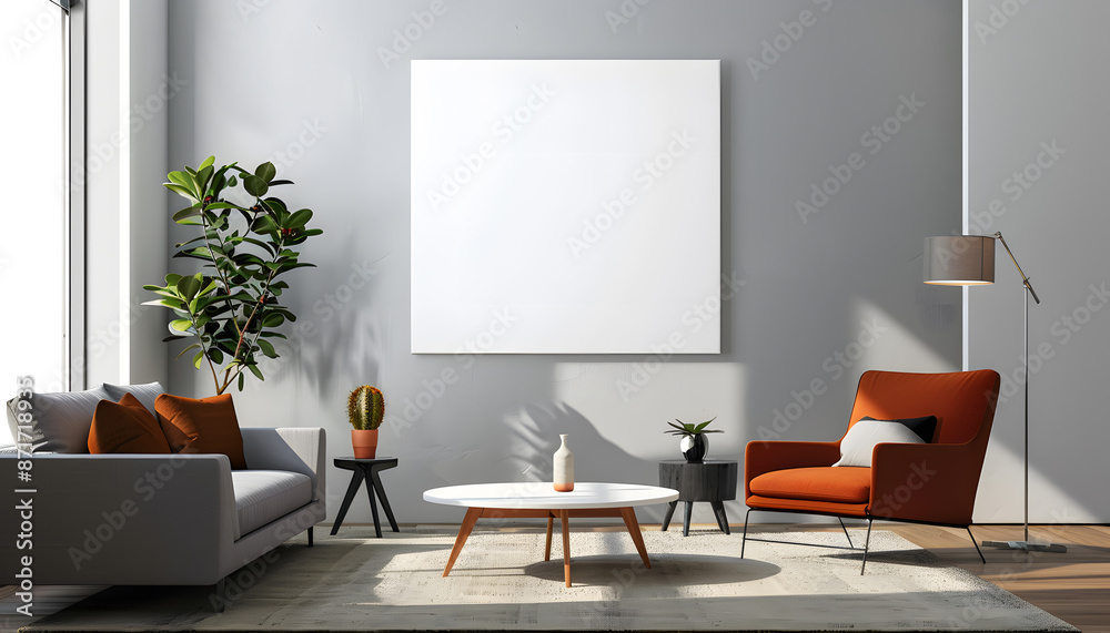 Fototapeta premium Canvas mockup