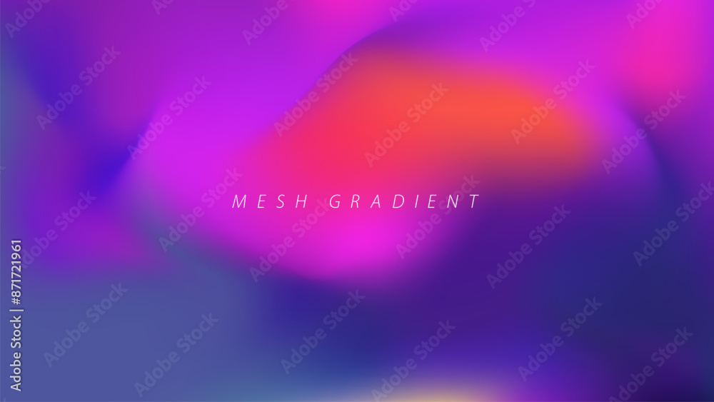 Fototapeta premium Mesh Gradient Vector Style For Graphic Deisgn Backgrounds 2