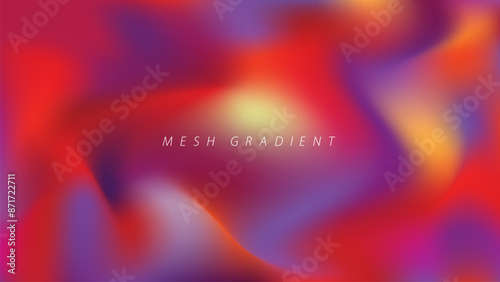 Mesh Gradient Vector Style For Graphic Deisgn Backgrounds