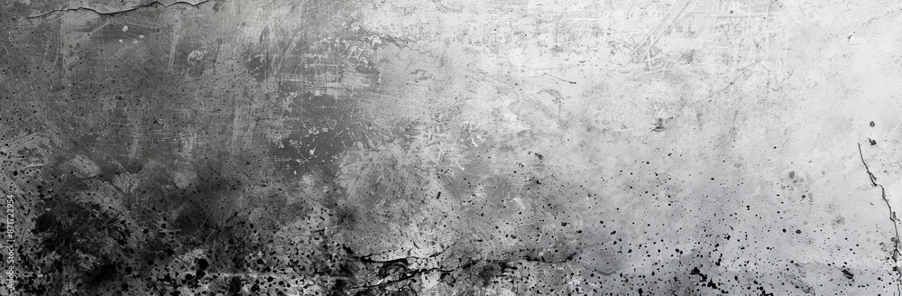 Fototapeta premium Old, dusty, and dirty grunge texture. Vintage retro background. Horizontal panoramic view.