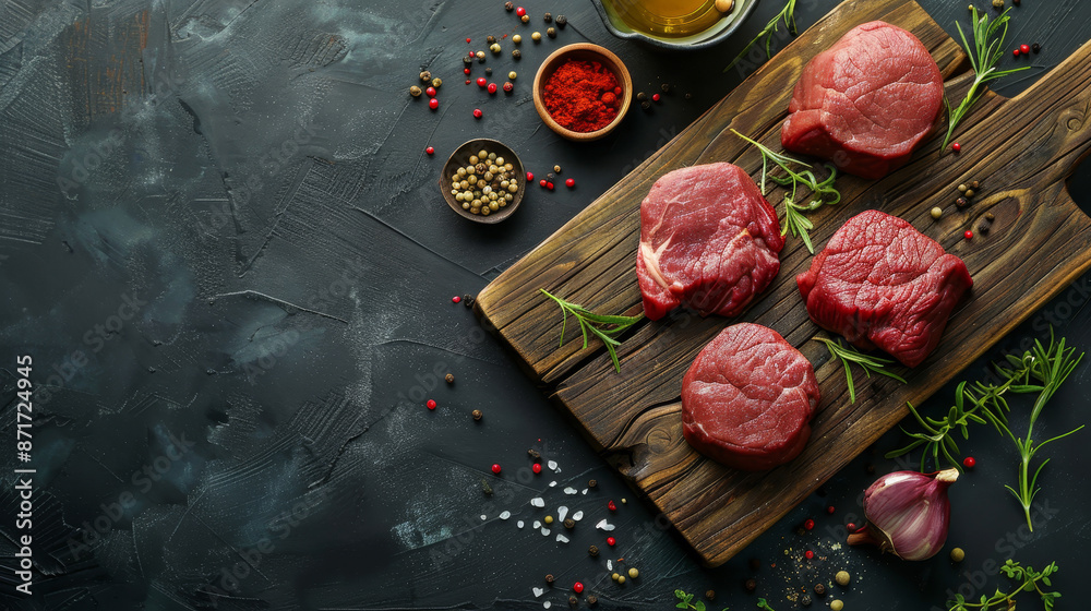 The steak is allowed to marinate for at least 30 minutes, allowing the honey to penetrate and flavor the meat. The steak is allowed to marinate for at least 30 minutes, allowing the honey to penetrate and flavor the meat.