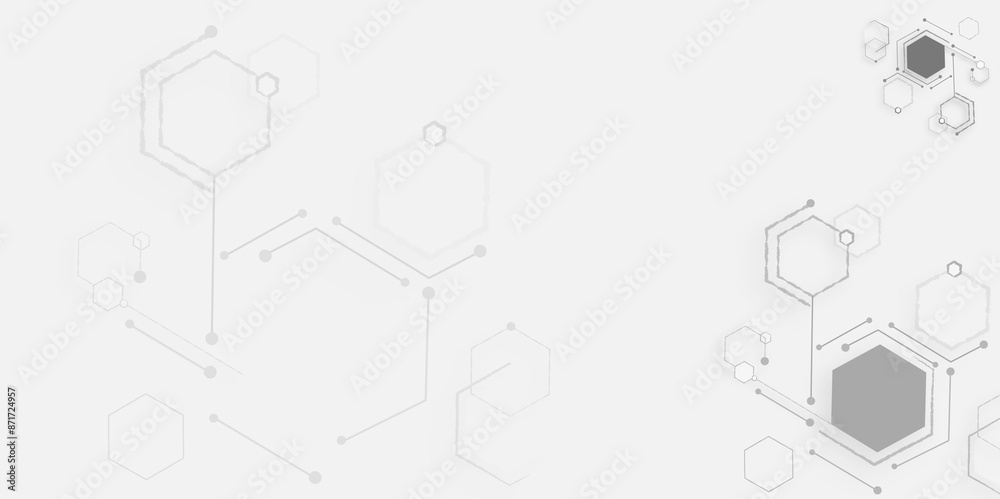 Vector Geometric abstract background with simple hexagonal elements. Banner design Vector Geometric abstract background with simple hexagonal elements. Banner design