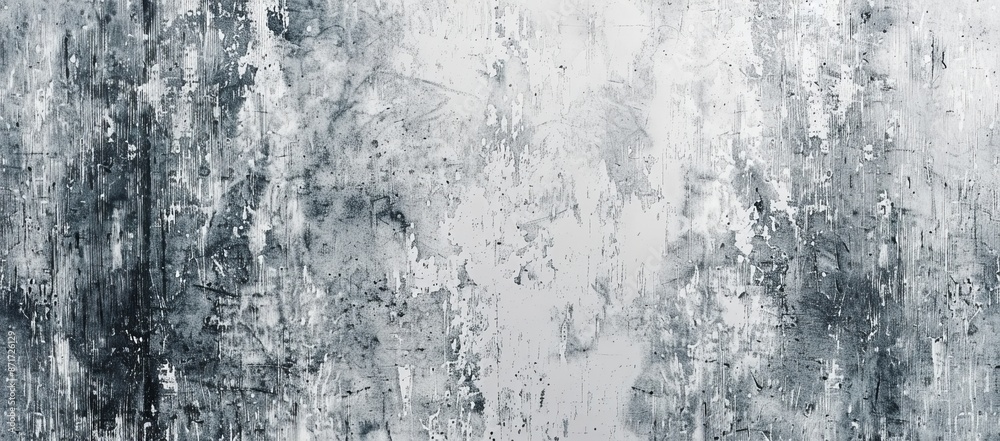 Fototapeta premium White concrete wall texture background. Abstract white and light gray textures. Old grunge textures with scratches and cracks.