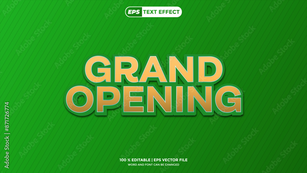 Text Effect Grand Opening Text Effect Grand Opening