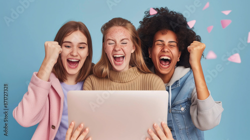 group of female office work...