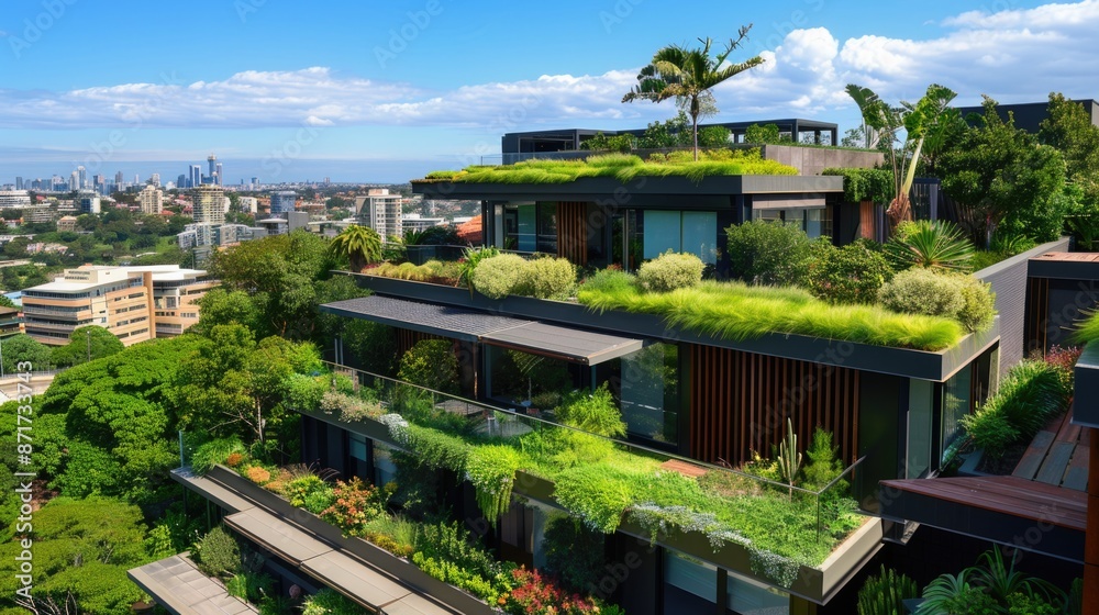 Garden Roof. Rooftop Greenery in Modern Sydney Buildings Embracing Eco-Friendly Architecture Garden Roof. Rooftop Greenery in Modern Sydney Buildings Embracing Eco-Friendly Architecture