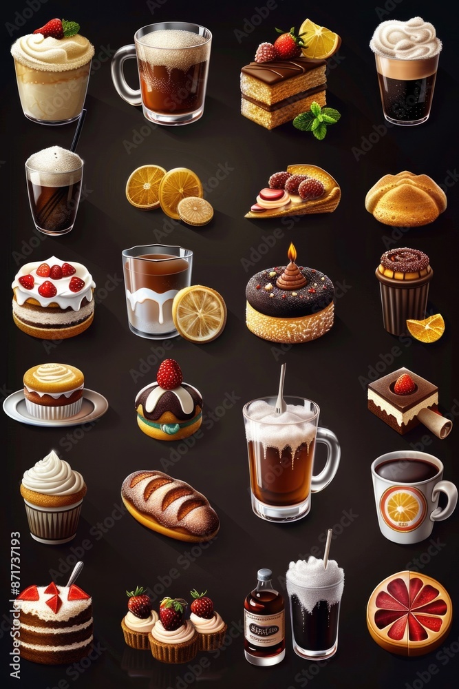 Desserts and Drinks Table Desserts and Drinks Table