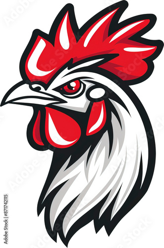 Wallpaper Mural Rooster logo isolated on transparent background. PNG Torontodigital.ca