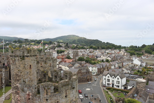 view of the city from the castle