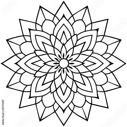 Intricate and mesmerizing, this mandala design embodies the spirit of diwali, showcasing the beauty and artistry of indian culture