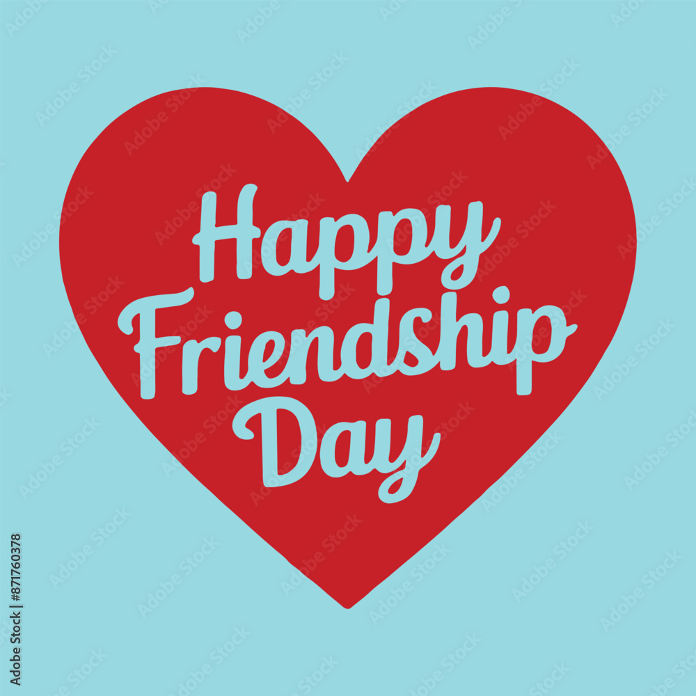 Happy Friendship Day vector illustration Happy Friendship Day vector illustration