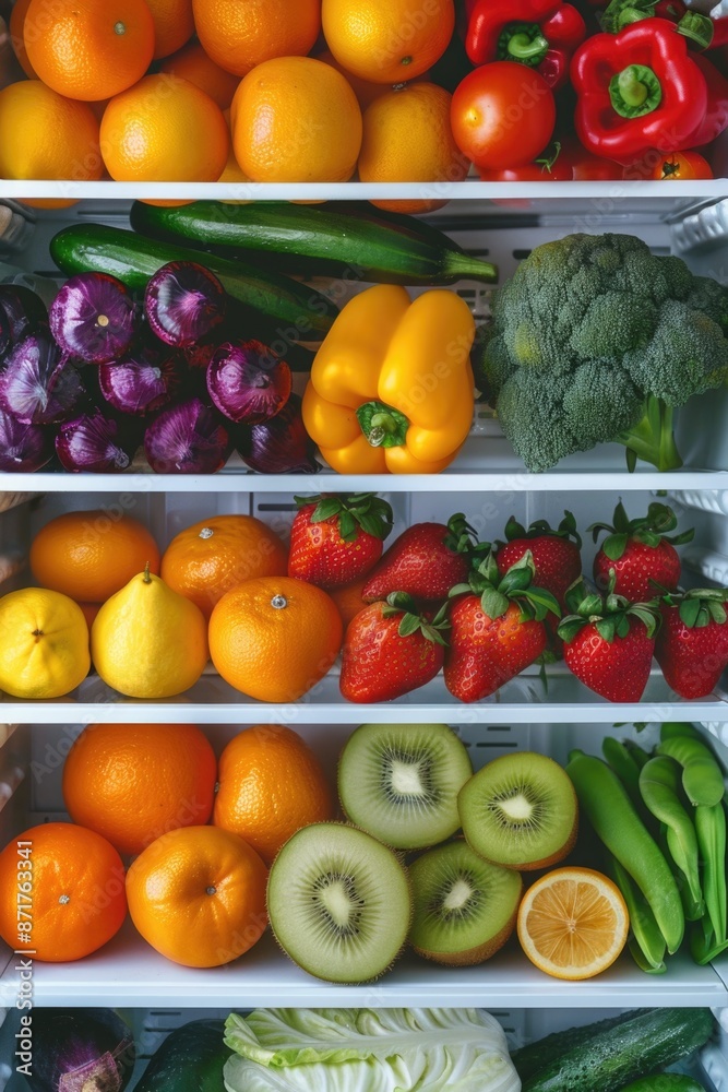 Fresh produce refrigerator
