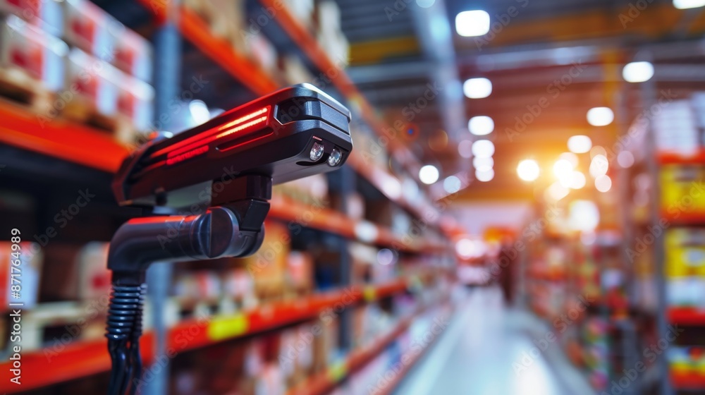 Barcode Scanner in Warehouse Barcode Scanner in Warehouse