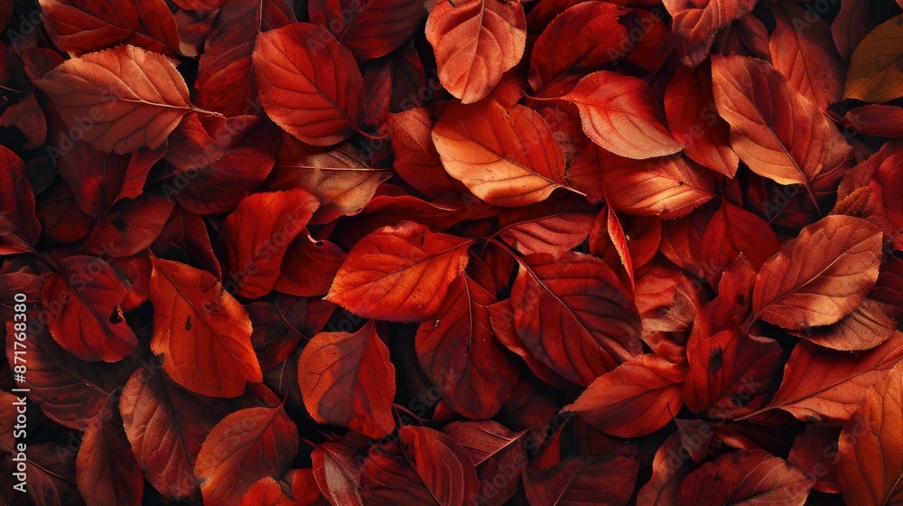 Close-up of red leaves Close-up of red leaves